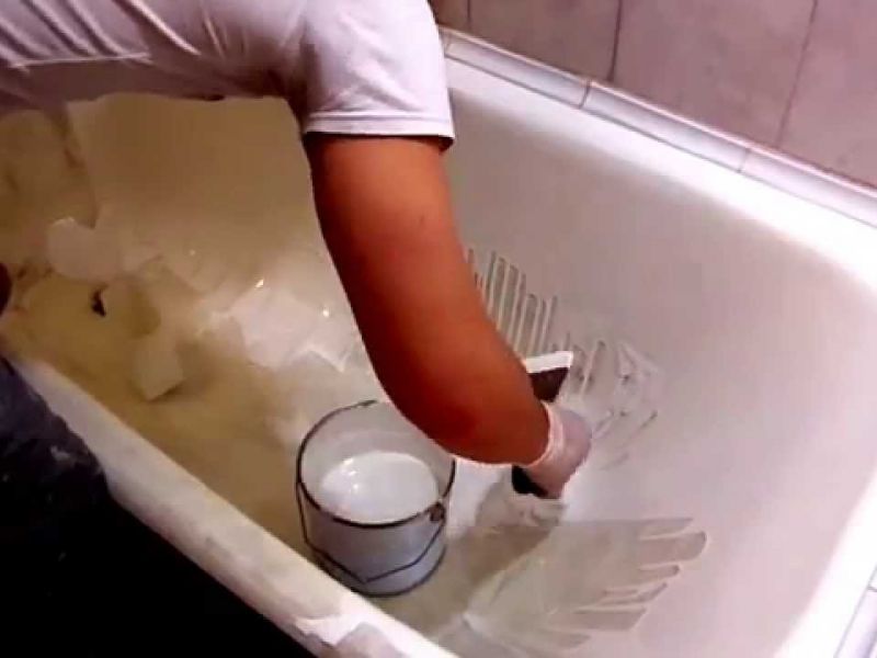 Реставрация чугунной ванны своими руками
