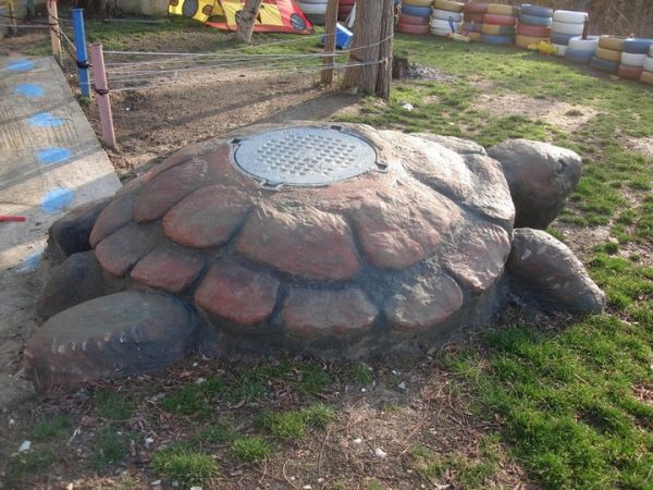 декор септика своими руками фото