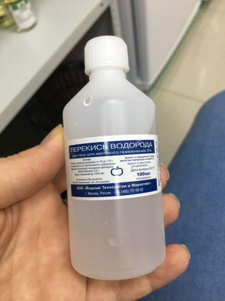 Перекись водорода, чтобы обеззаразить воду
