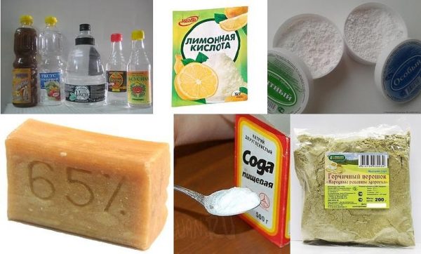 Средства для очистки раковины из искусственного камня
