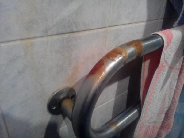 коррозия на полотенцесушителе